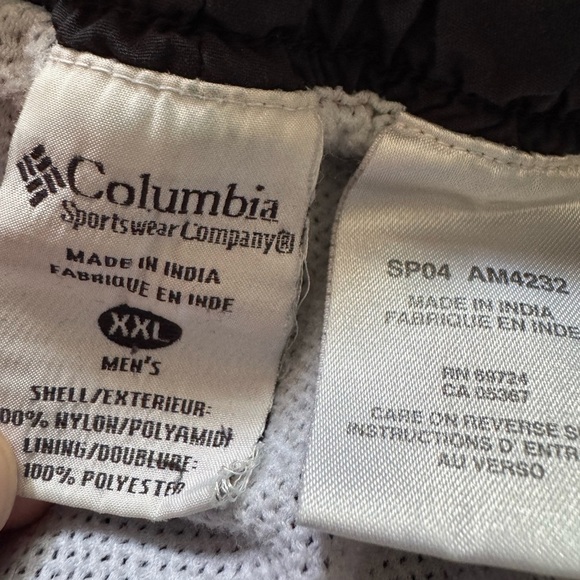 Columbia Brief Lined Swim/outdoor Shorts Packable Men Size XXL - Picture 4 of 4